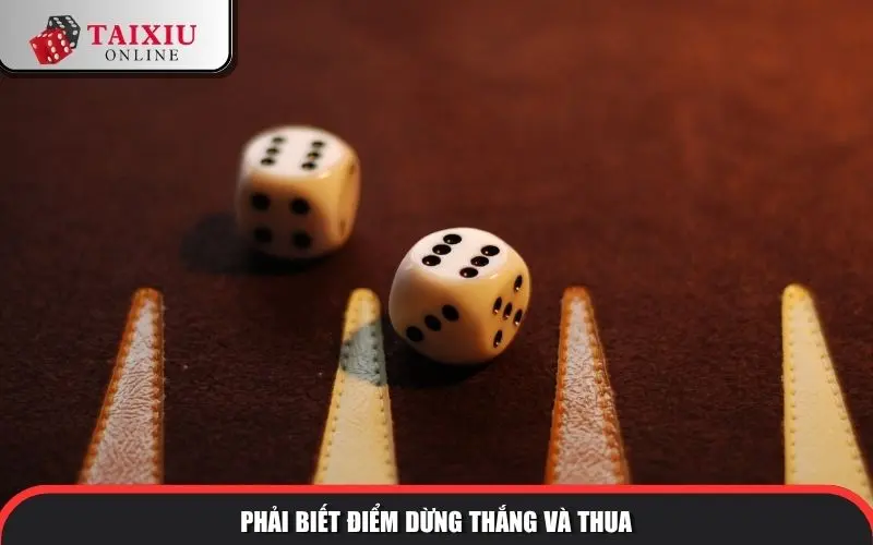 phai biet diem dung thang va thua 1344 Phải biết điểm dừng thắng và thua